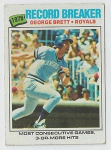 1977 TOPPS #231 GEORGE BRETT ROYAL RECORD BREAKER EX CENTERED L@@K - Picture 1 of 1