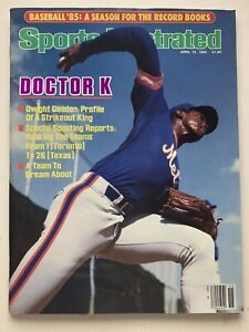 Dwight Gooden April 15 1985 Sports Illustrated No Label New York Mets