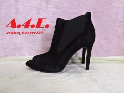 Nuevas botas de gamuza negras H by Halston.   Mujer 10, Hombre 8,5 Eur 42 Foto 1 de 4