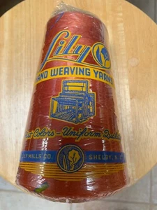 Lily Hand Weaving Yarn New Sealed 20/2 mercerized cotton Orange color 1457 - Picture 1 of 6
