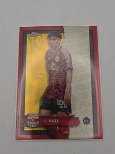 Julian Hall 2024 Topps Chrome MLS Pitch Prodigies Gold Lava Refractor RC #94 - Bild 1 von 3