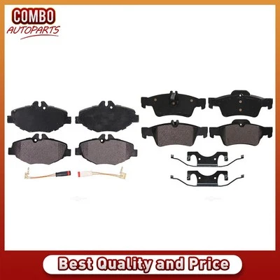 Juego de pastillas de freno de disco delanteras traseras para Mercedes-Benz E350 2007-2009 Foto 1 de 4