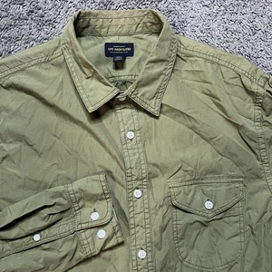 CPO Provisions Mens Medium Long Sleeve Shirt Olive Green  - Picture 1 of 6