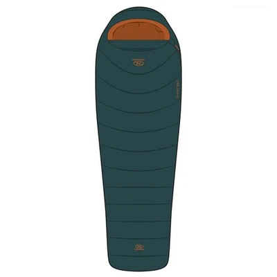 Highlander Rayet 350 Sleeping Bag - Pine Green - Image 1 of 3