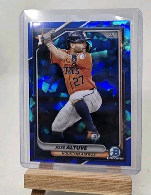 Jose Altuve 2024 Bowman 铬蓝宝石版 #57 — 第 1/2 张图片
