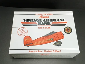 1992 Spec Cast Collector Series INDIAN 1932 DIECAST AIRPLANE COIN BANK=1:32 - Picture 1 of 10