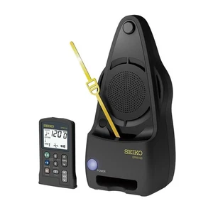 Metrónomo de péndulo de cuarzo SEIKO EPM5100B equipado con altavoz dinámico de 57 mm - Imagen 1 de 2