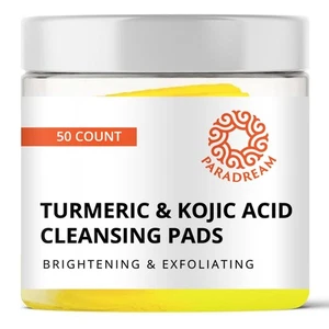 PARADREAM ~ TURMERIC & KOJIC ACID CLEANSING PADS ~ 50 COUNT - Picture 1 of 4
