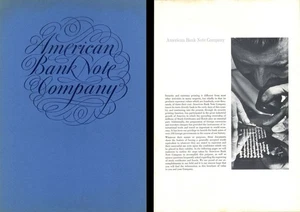 American Bank Note Company Informational Folder - American Bank Note Company - Picture 1 of 1