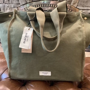 Margot New York MARISA Tote In Olive Oversized Brand New With Tags! - Picture 1 of 11