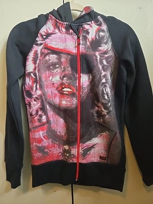 Sudadera con capucha Iron Fist Marylin Monroe con cremallera Foto 1 de 4