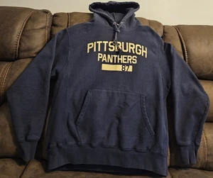 Felpa con cappuccio vintage Champion Reverse Weave Pittsburgh Panthers M o Large???? - Foto 1 di 15