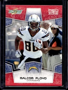 2008 Score Malcom Floyd Red Zone #7/100 Chargers - Picture 1 of 2