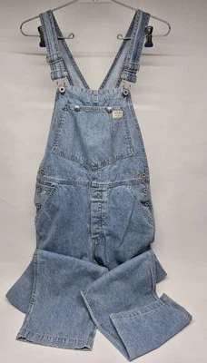 Vintage GUESS Bib Overalls MEDIUM Carpenter Blue Jeans Denim Womens Excell Cond - Image 1 of 4