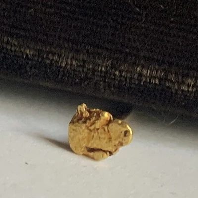 PEPITA DE ORO VINTAGE 1/20 14k GF llena de oro aspecto natural Foto 1 de 4