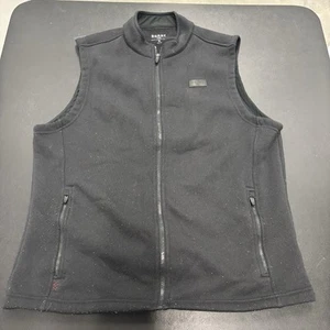 Rhone Weste Herren XL schwarz Full Zip Fleece Outdoor Arbeit Golf Athleisure Taschen - Bild 1 von 3