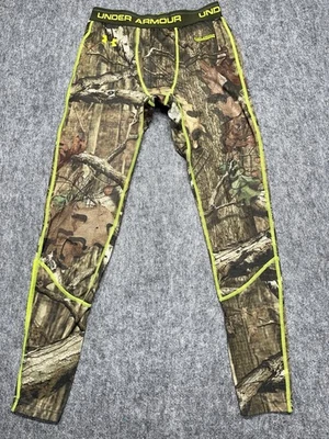 Under Armour Camo Compression Pants Medium Scent Control Cold Gear Base Layer - Image 1 of 4
