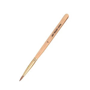 Art Painting Drawing Wooden Handle Round Kolinsky Nail Sable Hair Brush Tool C - Picture 1 of 19
