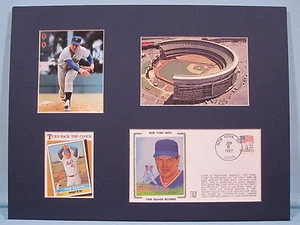 New York Met Great Tom Seaver & Commerative Cover honoring his return to Mets - Picture 1 of 1
