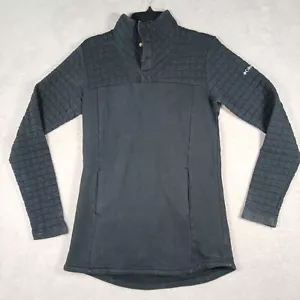Túnica Columbia Sunday Summit II para mujer, negra talla mediana acolchada waffle - Imagen 1 de 16