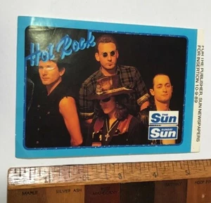 VINTAGE HOODOO GURUS HOT ROCK BAND SUNDAY SUN BRISBANE AUSSIE PHOTO STICKER NM! - Picture 1 of 2