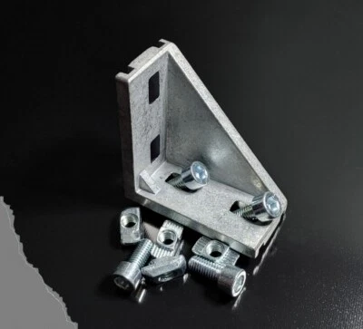 Winkel 30x60 Nut 8 Befestigungswinkel Aluprofil item & Bosch kompatibel ALU - Bild 1 von 3