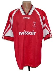 CAMISETA DE FUTBOL VISITANTE FC LUZERN SUIZA 1995/1996 FINAL COPA 1996 TALLA XL - Imagen 1 de 6