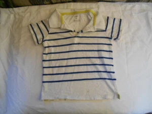 Carter's Jungen Poloshirt Gr. 4/4T, weiß/blau gestreift   - Bild 1 von 4