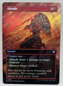 Abrade (Borderless) Foundations Foil - Picture 1 of 1