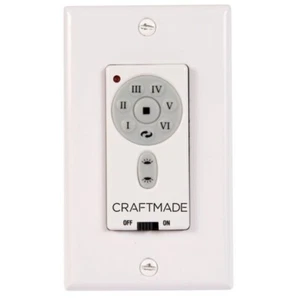 Craftmade 6 Speed IDC Wall Control, Flat Black - IDC-Wall - Picture 1 of 1