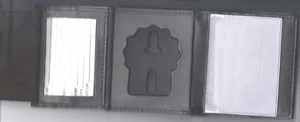 New York/New Jersey-Detective Tri-Fold money/CC Wallet (Badge Not Included) CT09 - Picture 1 of 2