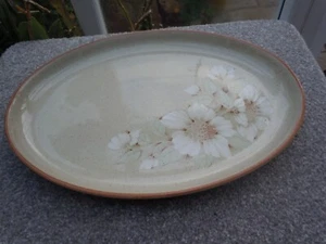 Denby Daybreak Large Oval Platter 13”by 9.5" Serving Meat Plate Excellent - Picture 1 of 5