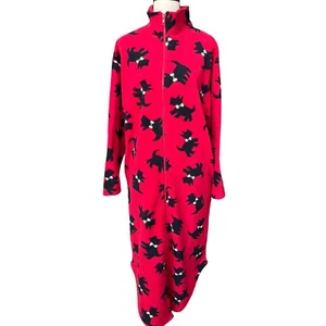 Scottish Terrier Full zip size Sz Small, Winter robe with pockets, Nightwear - Picture 1 of 5
