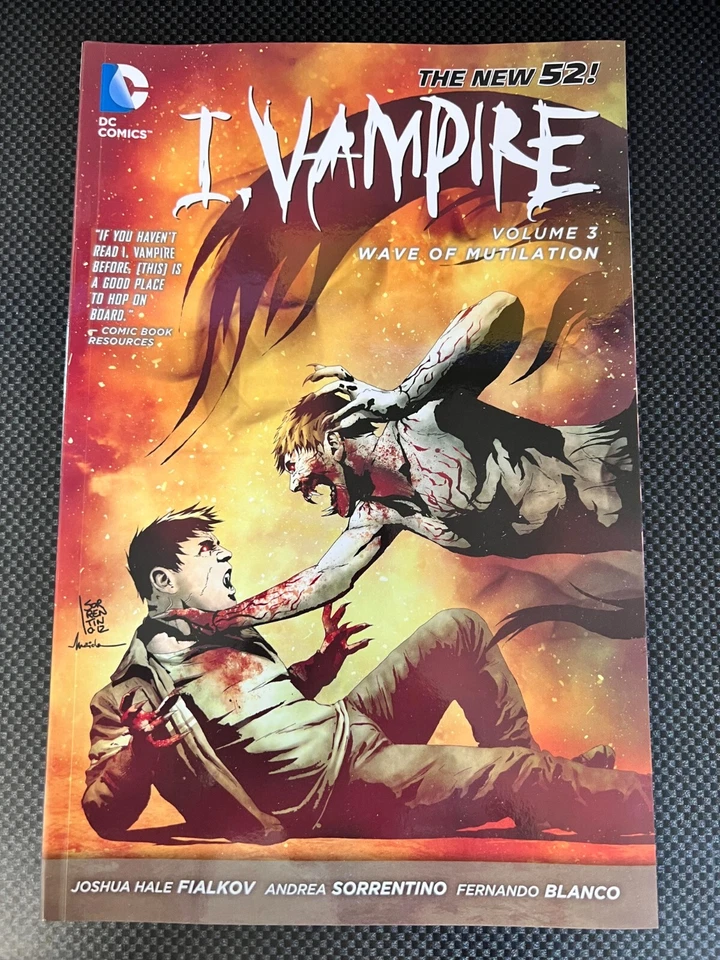 Я вампир том 3 волна увечий DC новый 52 TPB совершенно новый Джошуа Фиалков - Изображение 1 из 1