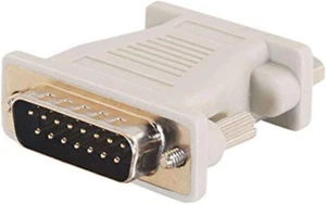 02902 Mac DB15 Stecker auf VGA (HD15) Buchse Adapter, beige - Bild 1 von 5