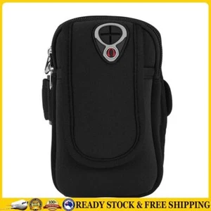Sports Jogging Gym Armband Running Bag Mobile Phone Case Holder Bag (Black) . - Zdjęcie 1 z 9