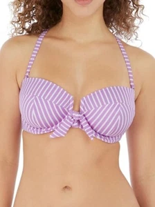 Freya Bikini Top Hut Underwired Padded Bandeau Size 34DD AS6791 WP - Picture 1 of 3