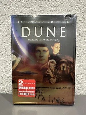 Brand New Dune Extended Edition DVD Steelbook 1984 David Lynch Kyle MacLachlan Foto 1 de 4