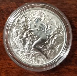 Aphrodite Greek Mythology Series 1 oz .999 High Relief Silver Round Intaglio - Picture 1 of 2