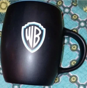 Warner Brother Grip & Set Lighting Rounded Black & Blue Coffee Tea Mug New - Picture 1 of 5