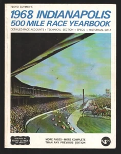 Sports Pub: Indianapolis 500 Auto Race USAC Yearbook 1968-AJ Foyt-Mario Andre... - Picture 1 of 1