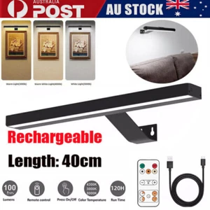 Wireless Picture Lights Dimmable Dartboard Light Rechargeable Art Display Lights - Picture 1 of 12