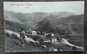 cartolina antica Saluti da Case di Nava FP non viaggiata Animata Pastorello - Imagen 1 de 2