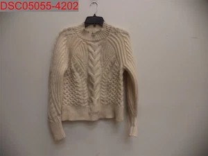 Suéter Stain BananaRepublic para mujer blanco crema cachemir tejido con cable XS 500076903651 - Imagen 1 de 10