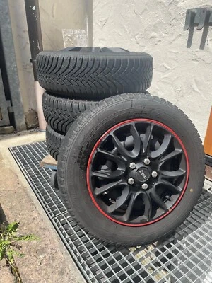 Fiat 500 4 Winterreifen Falken schwarz 175/65R14  82T  guter Zustand  - Bild 1 von 2