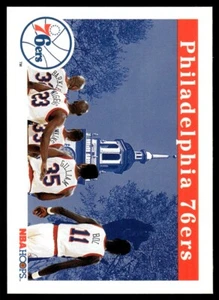 1992-93 Hoops Philadelphia 76ers Philadelphia 76ers #285 - Picture 1 of 2