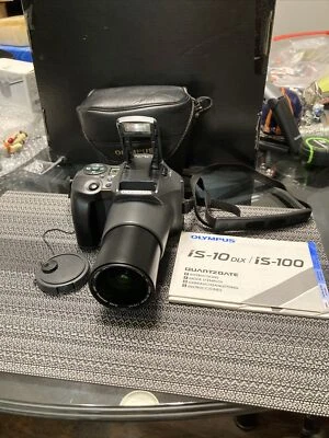 Olympus IS-10 Super DLX 35mm Film Camera with Strap, CASE, MANUAL WORKS GREAT - Image 1 of 4