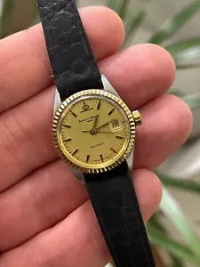 BAUME & MERCIER BAUMATIC LADY 25MM REF. 1215 AUTOMATIC DATEJUST STYLE VINTAGE - Picture 1 of 17