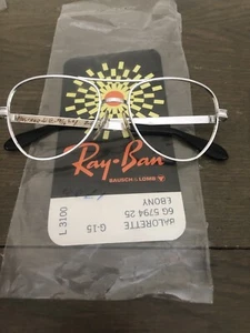 Vtg Aviator Glasses Frames Ray Ban ? NOS Mustang W.G. - Picture 1 of 5