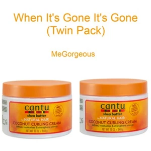 Cantu Sheabutter Natürliches Haar Kokos Lockencreme 12 oz/340 g (Doppelpack) - Bild 1 von 1